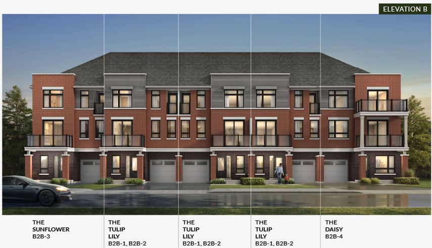 MODERN TOWNHOMES, ELEVATION A